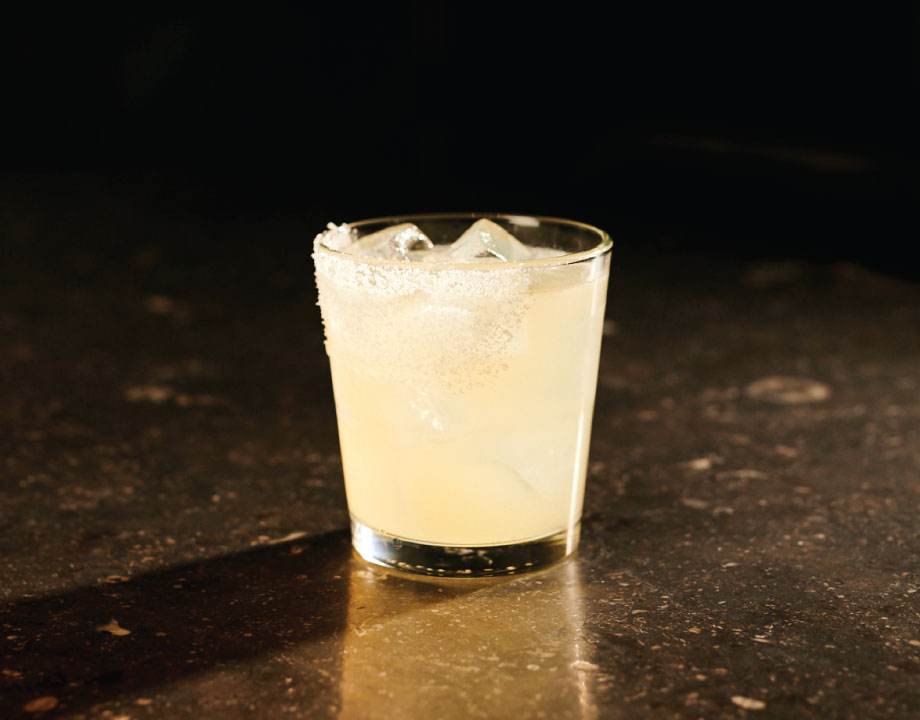 Shaken Cocktail on bar